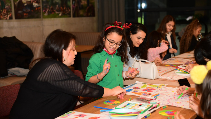 Osmangazi’de anne ve çocuklar sanatla dünyayı keşfetti