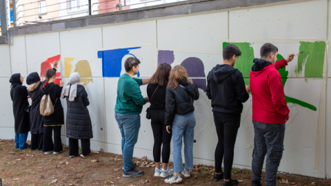 Farkındalığı renklerle sağladılar