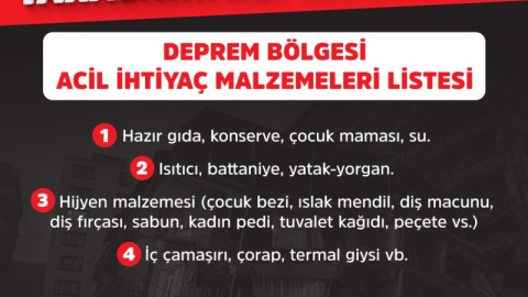 Büyükşehir’de yardım seferberliği