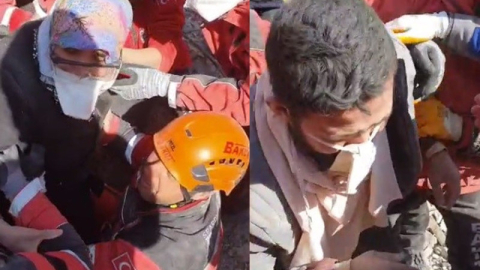 203 saat sonra 7 katlı bina enkazının en dibinden sağ çıktılar