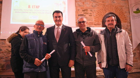 Örnek dönüşümün 8. etabında tapular dağıtıldı