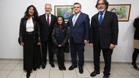 Çocuklar hayallerindeki kenti çizdiler