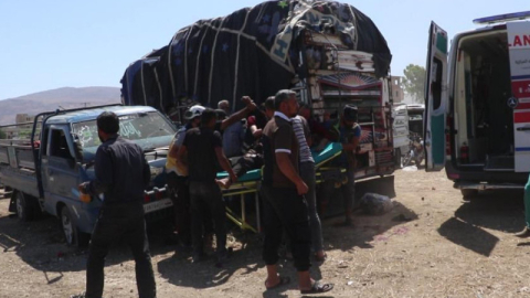 Rusya, sebze pazarını hedef aldı: 9 ölü