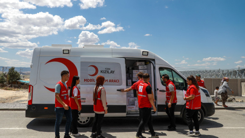 Kızılay'ın kurban payları depremzedelere ulaşıyor