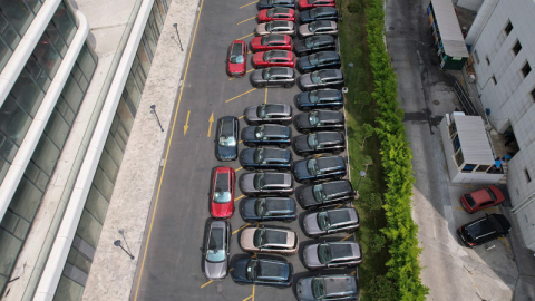 İstanbul’da teslimat için bekleyen Togg’lar görüntülendi