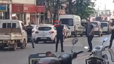  Bursa’da eline silah alıp tehditler savurdu