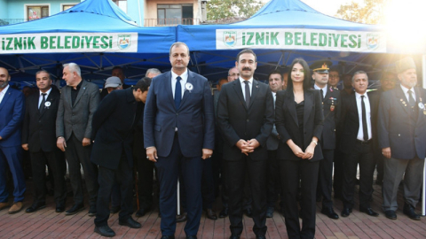 Atatük'ün ebediyete irtihalinin 85. yılında İznik'te törenlerle anıldı