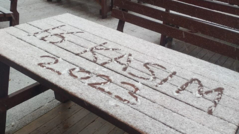 Uludağ’a senenin ilk karı yağdı