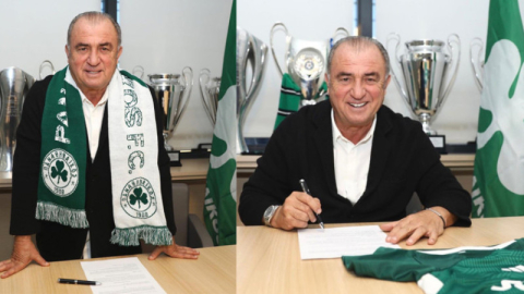 Fatih Terim, Panathinaikos’a resmi imzayı attı