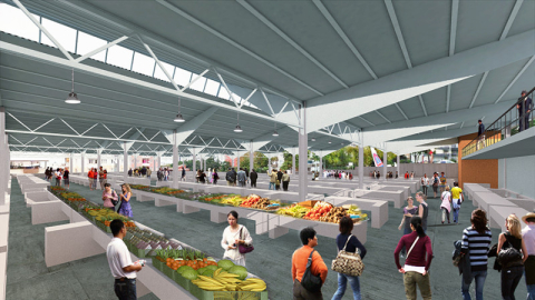 Bağlaraltı'na modern pazar yeri