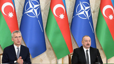 Azerbaycan Cumhurbaşkanı Aliyev, NATO Genel Sekreteri Stoltenberg’i kabul etti