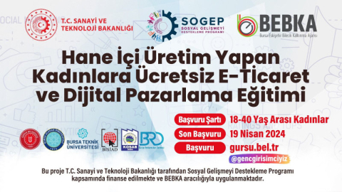 Gürsulu kadınlara e-ticaret ve pazarlama eğitimi