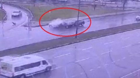 Bursa’da facianın yaşandığı kaza kamerada