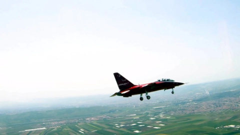 HÜRJET ile ilk uçuş! Kokpite Orgeneral Kadıoğlu geçti