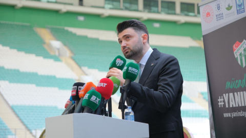 Bursaspor Başkanı Enes Çelik: “Tebrikler çocuklar”