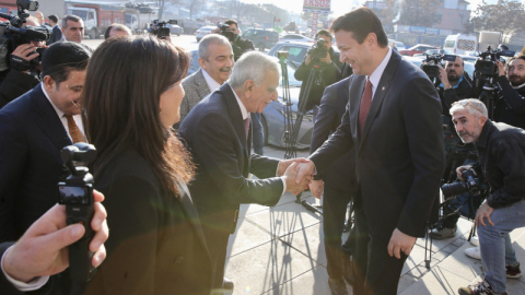 DEM Parti heyeti Saadet Partili heyetle görüştü