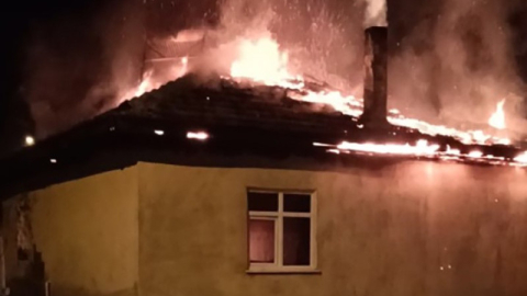 Harmancık itfaiyesi de müdahale etti: Tek katlı ev kül oldu! 