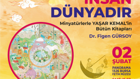 Osmangazi'de minyatür sanatıyla Yaşar Kemal sergisi