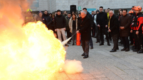Bursa'da nefes kesen tatbikat!