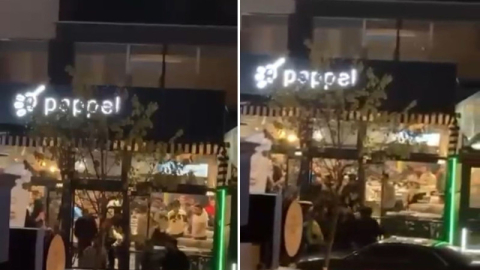 Bursa'da derbi kavgası kamerada