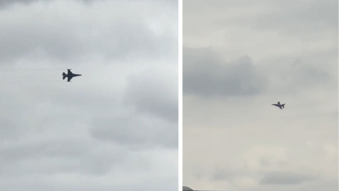 Bursa'da paniğe neden olan uçaklar bakın ne için semalardaymış?