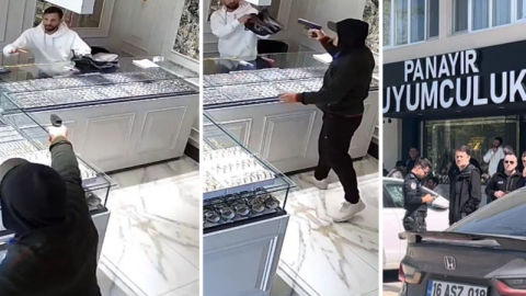 Bursa'da 'selam' verip kuyumcu soymaya kalktı!