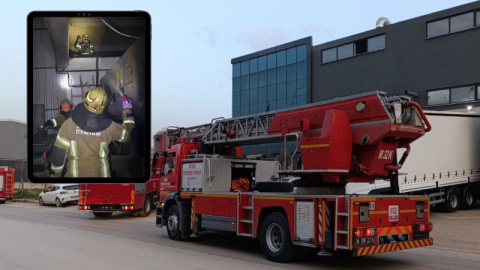 Bursa'da OSB'de korkutan yangın!