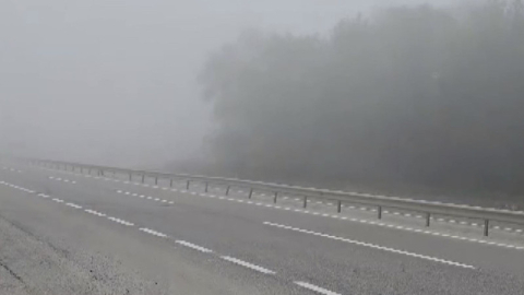 Bursa'da  yoğun sis trafiği aksattı!
