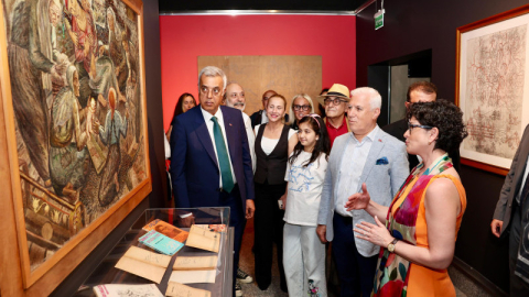 Usta ressam İbrahim Balaban’ın eserleri Bursalılarla buluştu