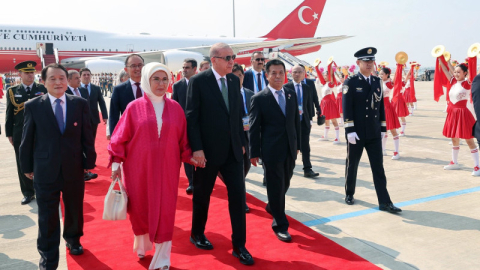 Cumhurbaşkanı Erdoğan, Şanghay zirvesi için Çin'e gitti!