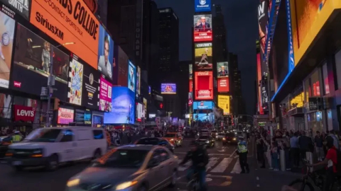 Erdoğan'ın "Dünya 5’ten büyüktür" sözü Times Meydanı'nda!