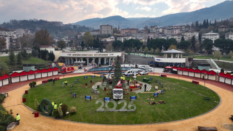 Bursa Yeni Yıl Meydanı 13 Aralık’ta kapılarını açıyor