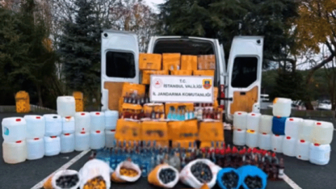 Jandarmadan sahte alkole geçit yok: 17 ilde dev operasyon