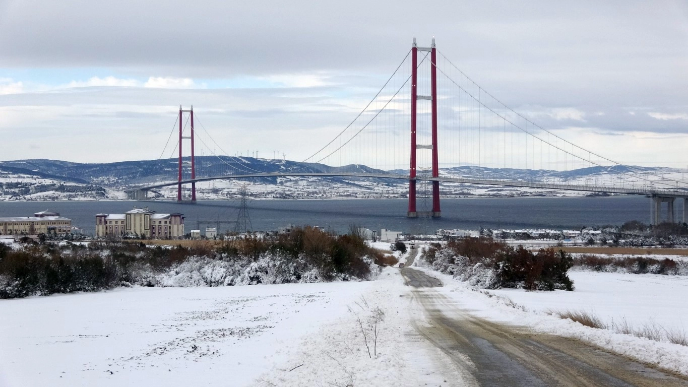 1915 Çanakkale Köprüsü’nde kartpostallık görüntüler