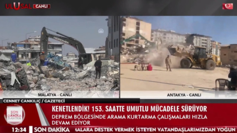 Cankılıç depremin 7. gününde yaşananları Ulusal Kanal’da değerlendirdi