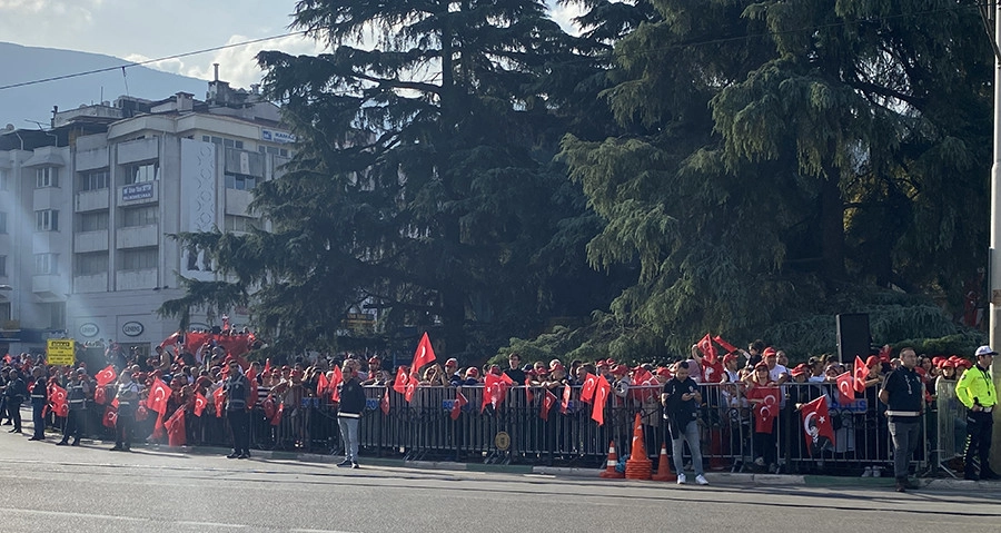 29 Ekim Bursa'da coşkuyla kutlandı...