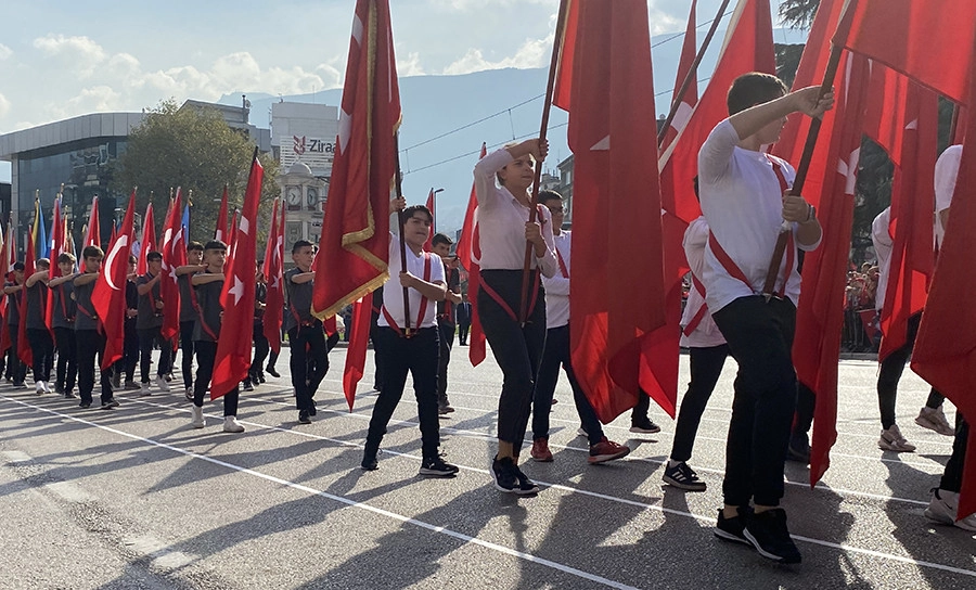 29 Ekim Bursa'da coşkuyla kutlandı...