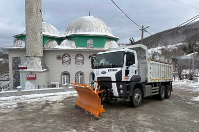 Nilüfer’de karla mücadele ekipleri yolları açtı
