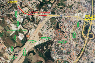 Geçit Köprüsü’nde montaj mesaisi: Sürücülere gece uyarısı