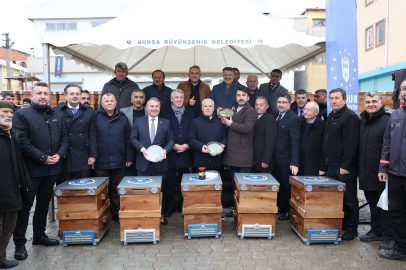 Bursa Büyükşehir’den kırsal kalkınmaya arı kovanı desteği