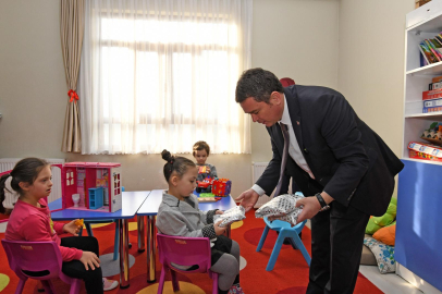 Başkan Aydın özel öğrencilerin karne sevincine ortak oldu