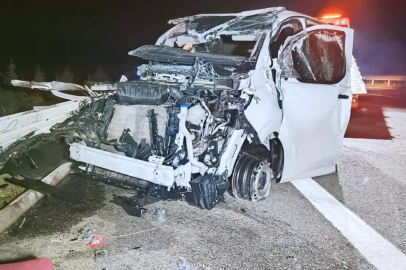 Karacabey’de zırhlı araç kaza yaptı: 8 kilo altın kayıp