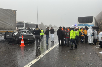 10 araçlı zincirleme kaza: 2 ölü, 10 yaralı