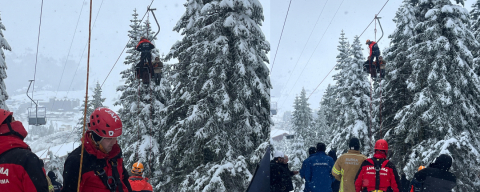 Uludağ’da telesiyej arızası: 60 tatilci mahsur kaldı