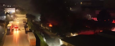 Bursa’da tekstil fabrikasında korkutan yangın