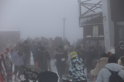 Uludağ'da sömestr tatilinde ziyaretçi rekoru