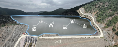 SCADA sistemiyle Çınarcık Barajı’nda su seviyesi anlık takip ediliyor
