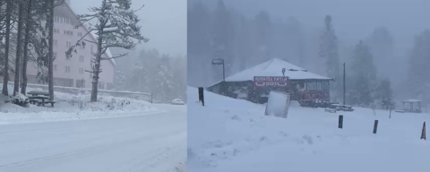 Uludağ’da Şubat karı: Zirvede 163 santimetreye ulaştı