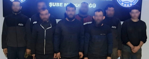 Bursa'da düzensiz göçmen operasyonu