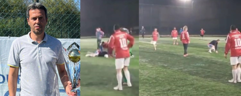 Bursa'da halı sahada kalp krizi geçiren eski futbolcu hayatını kaybetti